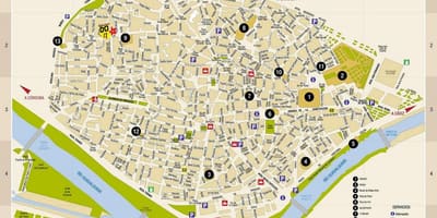 Sevilla sulla mappa