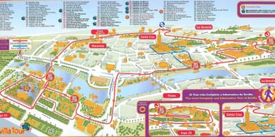 Visita della città di Siviglia mappa